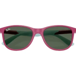 Occhiali da sole Ray Ban RJ9077S Disney Sun Kids Lilo & Stitch Polished Fucsia Dark Green