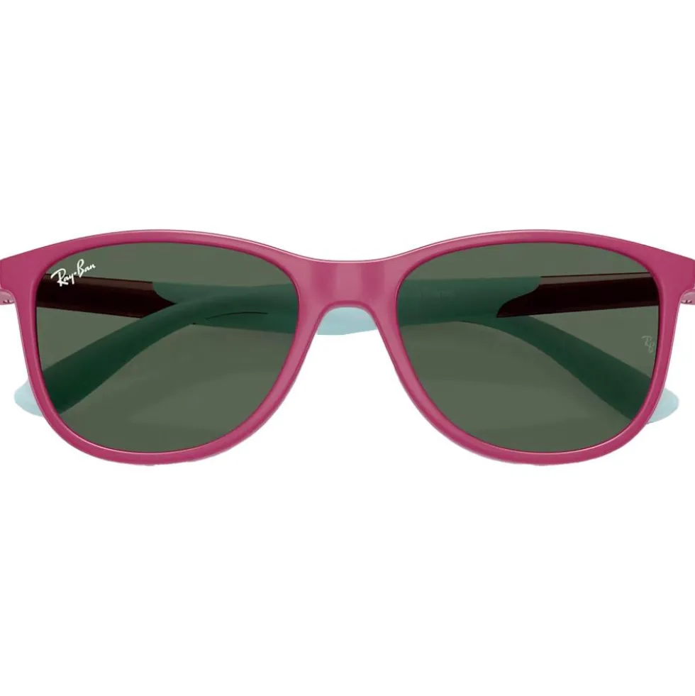 Occhiali da sole Ray Ban RJ9077S Disney Sun Kids Lilo & Stitch Polished Fucsia Dark Green