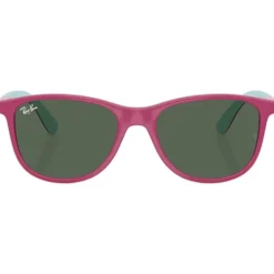 Occhiali da sole Ray Ban RJ9077S Disney Sun Kids Lilo & Stitch Polished Fucsia Dark Green