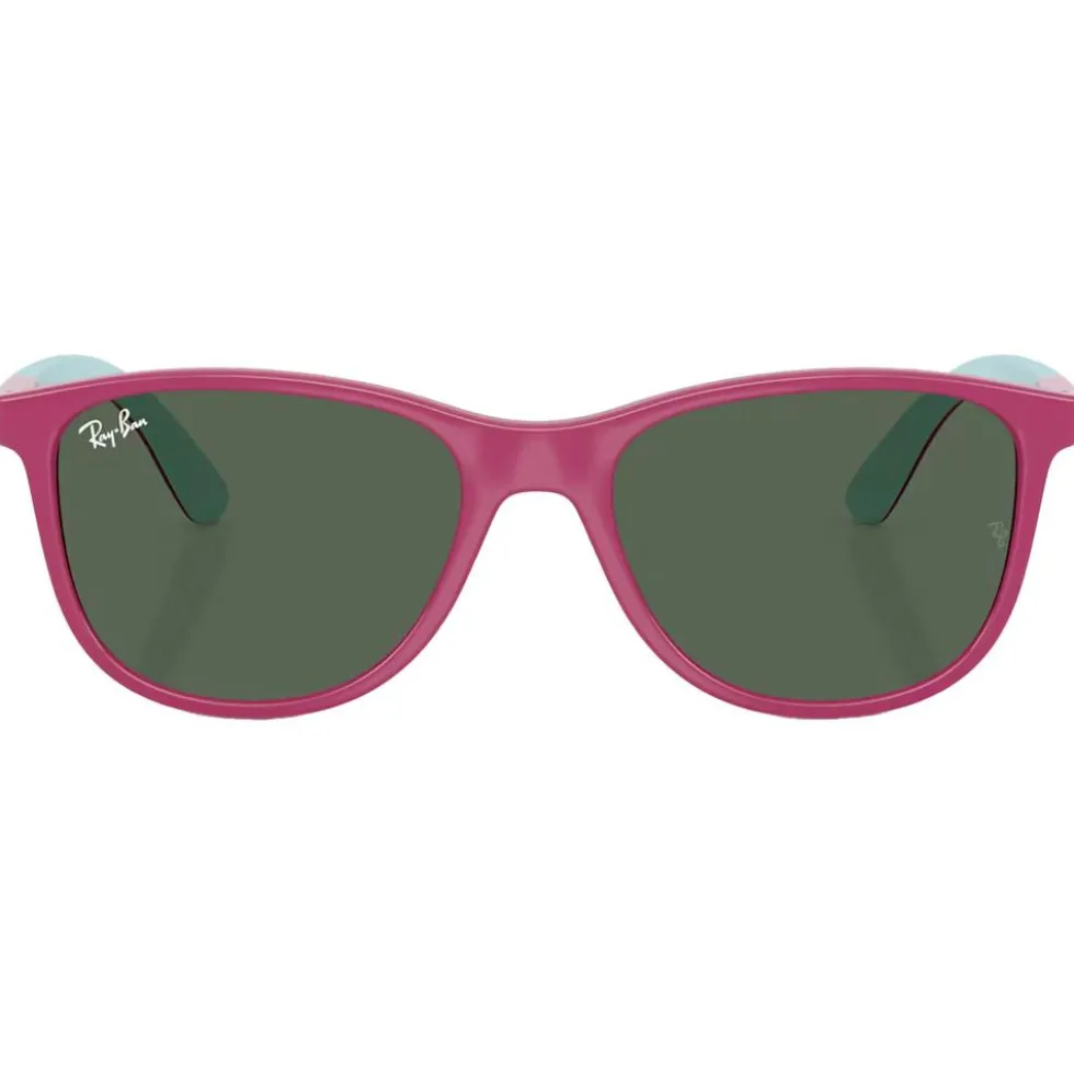 Occhiali da sole Ray Ban RJ9077S Disney Sun Kids Lilo & Stitch Polished Fucsia Dark Green