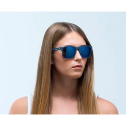 Occhiali da sole Red Bull Spect Leap Matt Dark Blue Smoke Blue Mirror Polarized