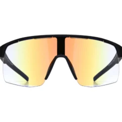 Occhiali da sole Red Bull Spect Dakota Pro Soft Touch Black Photochromic Blue Mirror