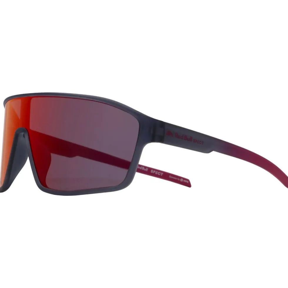 Occhiali da sole Red Bull Spect Daft X'Tal Midnight Gradient Dark Purple Smoke Red Purple Mirror