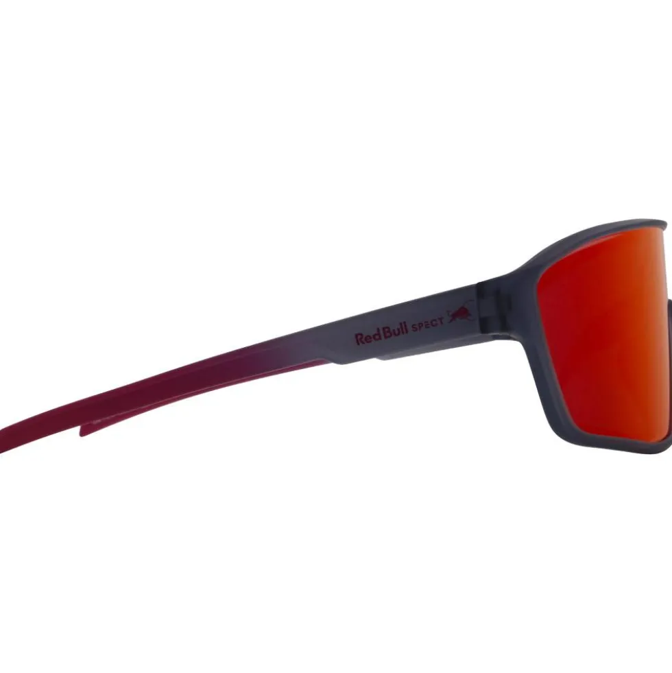 Occhiali da sole Red Bull Spect Daft X'Tal Midnight Gradient Dark Purple Smoke Red Purple Mirror