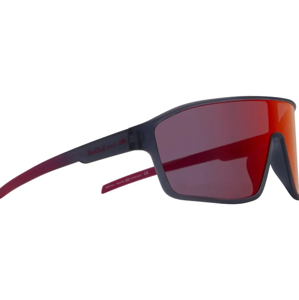 Occhiali da sole Red Bull Spect Daft X'Tal Midnight Gradient Dark Purple Smoke Red Purple Mirror