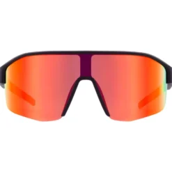 Occhiali da sole Red Bull Spect Dundee Black Red Brown Red Orange Mirror