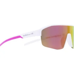Occhiali da sole Red Bull Spect Dundee Shiny White Purple Brown Pink Mirror