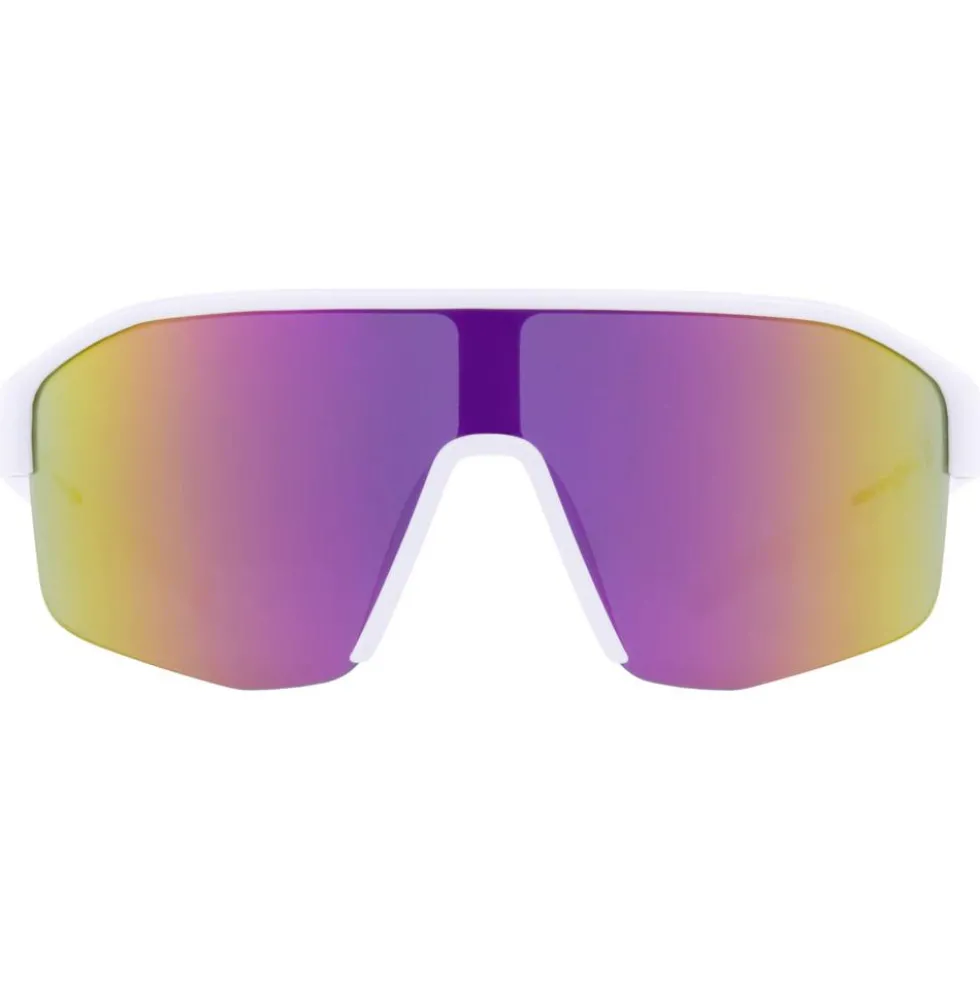 Occhiali da sole Red Bull Spect Dundee Shiny White Purple Brown Pink Mirror