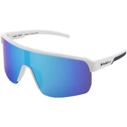Occhiali da sole Red Bull Spect Dakota Shiny White Blue Smoke Blue Mirror