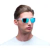 Occhiali da sole Red Bull Spect Loom Matte White Smoke Ice Blue Mirror Polarized