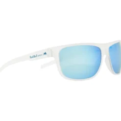 Occhiali da sole Red Bull Spect Loom Matte White Smoke Ice Blue Mirror Polarized