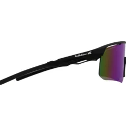 Occhiali da sole Red Bull Spect Riddle Matt Black Smoke Purple Green Mirror