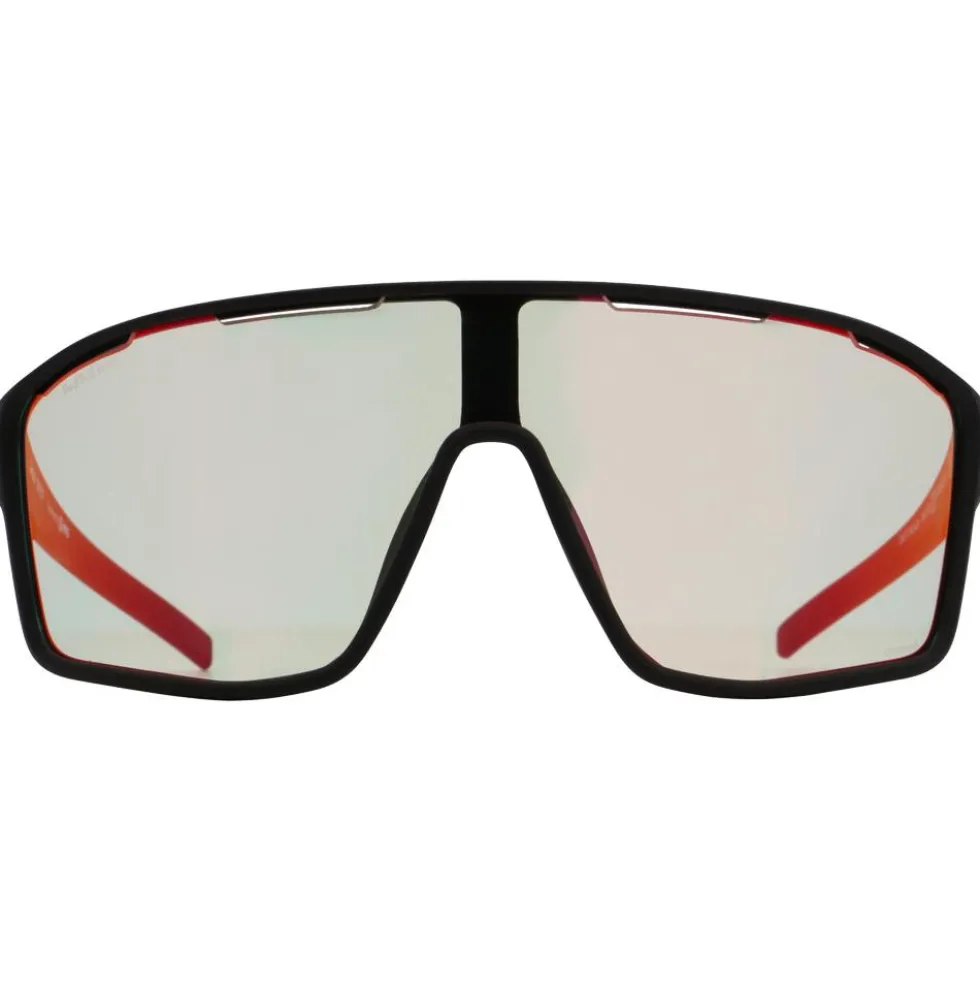 Occhiali da sole Red Bull Spect Daft Pro Black Photochromic Red Mirror
