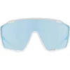 Occhiali da sole Red Bull Spect Kraft Matt White Blue Smoke Blue Mirror
