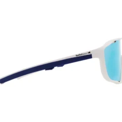 Occhiali da sole Red Bull Spect Kraft Matt White Blue Smoke Blue Mirror