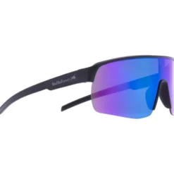 Occhiali da sole Red Bull Spect Dakota Shiny Black Smoke Purple Green Mirror