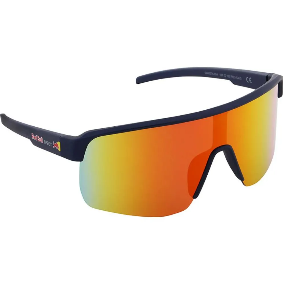 Occhiali da sole Red Bull Spect Dakota Matte Metallic Blue Brown Red Orange Mirror