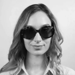 Occhiali da sole Serengeti Bacall Shiny Crystal Caramel Brown Drivers Gradient