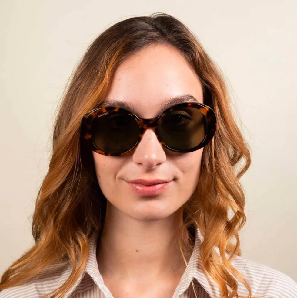 Occhiali da sole Serengeti Bacall Shiny Tortoise Havana Polarized 555nm
