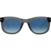 Occhiali da sole Serengeti Danny Shiny Translucent Grey Mineral Polarized Blue Gradient