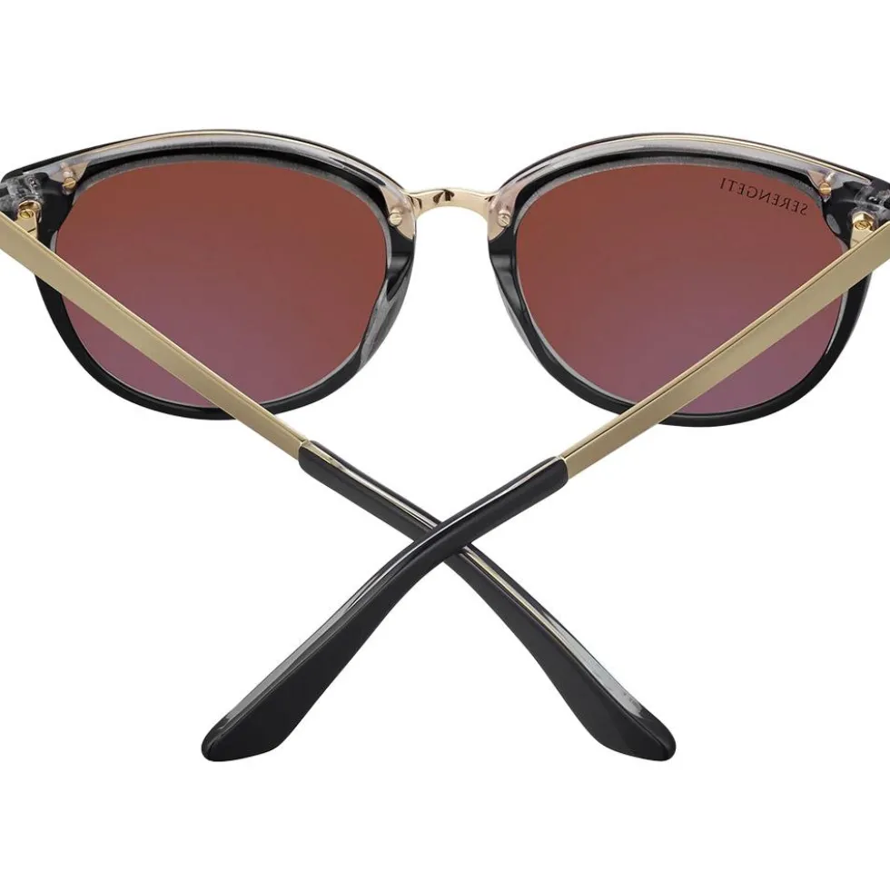 Occhiali da sole Serengeti Jodie Shiny Black Light Gold Drivers