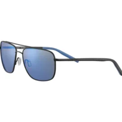Occhiali da sole Serengeti Tellaro Matte Black Blue Mineral Polarized 555nm Blue