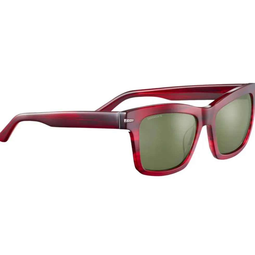 Occhiali da sole Serengeti Winona Shiny Red Streaky Mineral Polarized 555nm