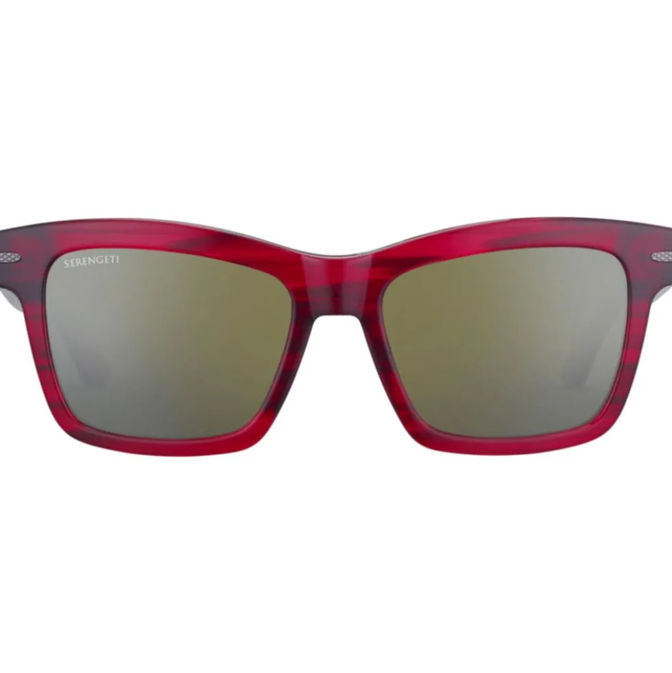 Occhiali da sole Serengeti Winona Shiny Red Streaky Mineral Polarized 555nm