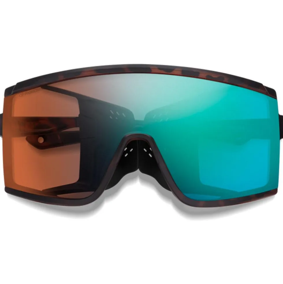Occhiali da sole Smith Pursuit Matte Tortoise Chromapop Glacier Photochromic Copper Opal Mirror