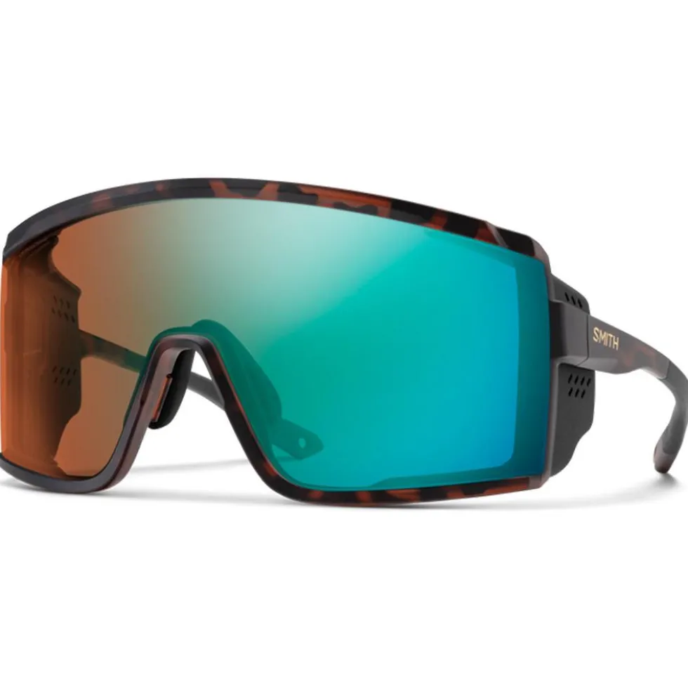 Occhiali da sole Smith Pursuit Matte Tortoise Chromapop Glacier Photochromic Copper Opal Mirror