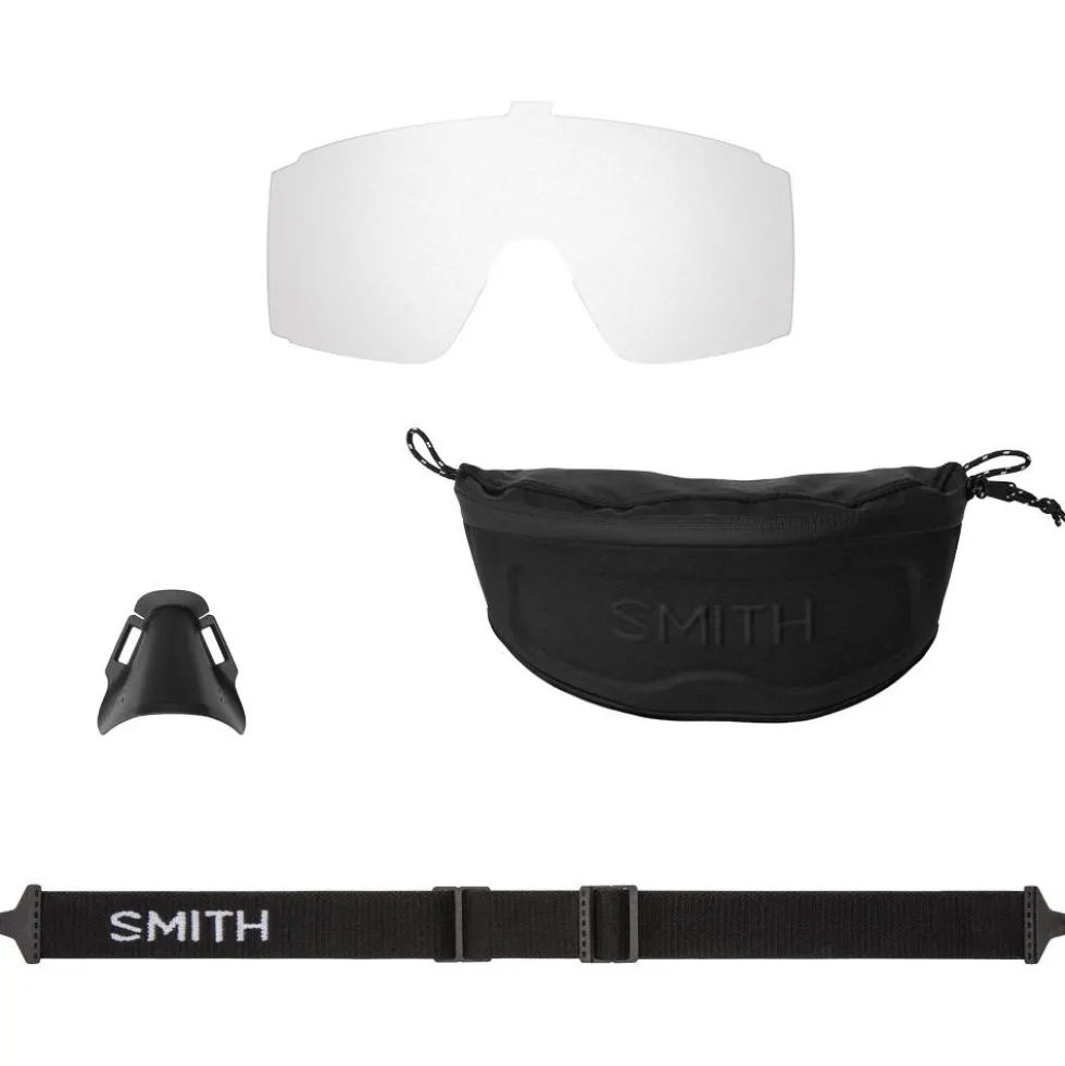 Occhiali da sole Smith Pursuit Matte Summit Chromapop Glacier Photochromic Yellow Violet Mirror + Clear
