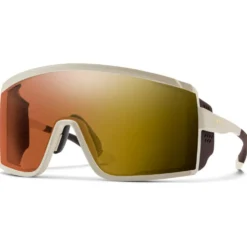 Occhiali da sole Smith Pursuit Matte Bone Chromapop Glacier Photochromic Copper To Gray Gold Mirror