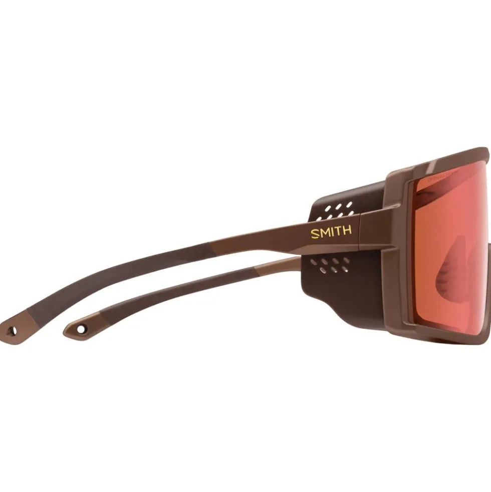 Occhiali da sole Smith Pursuit Matte Gold Dust Chromapop Glacier Photochromic Rose Gold Mirror + Clear
