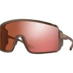 Occhiali da sole Smith Pursuit Matte Gold Dust Chromapop Glacier Photochromic Rose Gold Mirror + Clear
