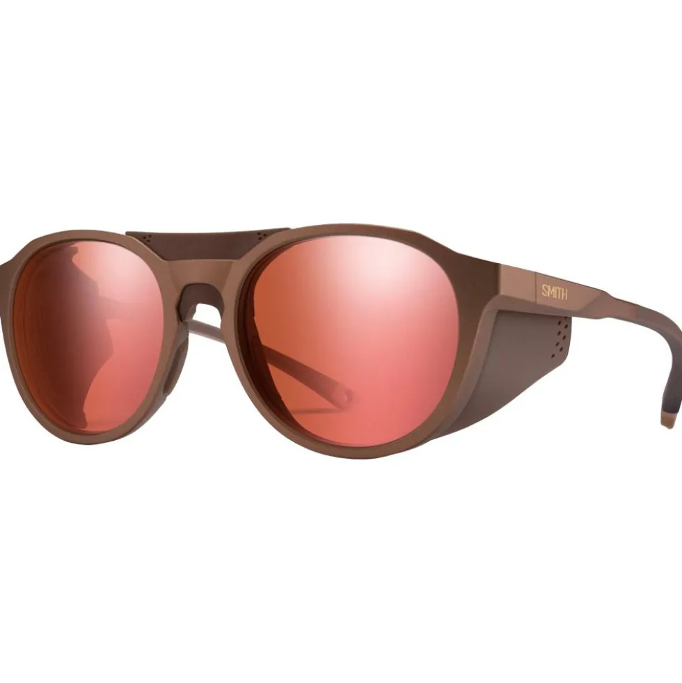 Occhiali da sole Smith Venture Matte Gold Dust Chromapop Glacier Photochromic Rose Gold Mirror