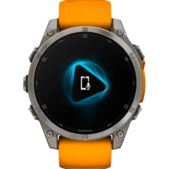 Orologi GPS Garmin Fenix 8 Amoled Sapphire Titanium Orange Graphite