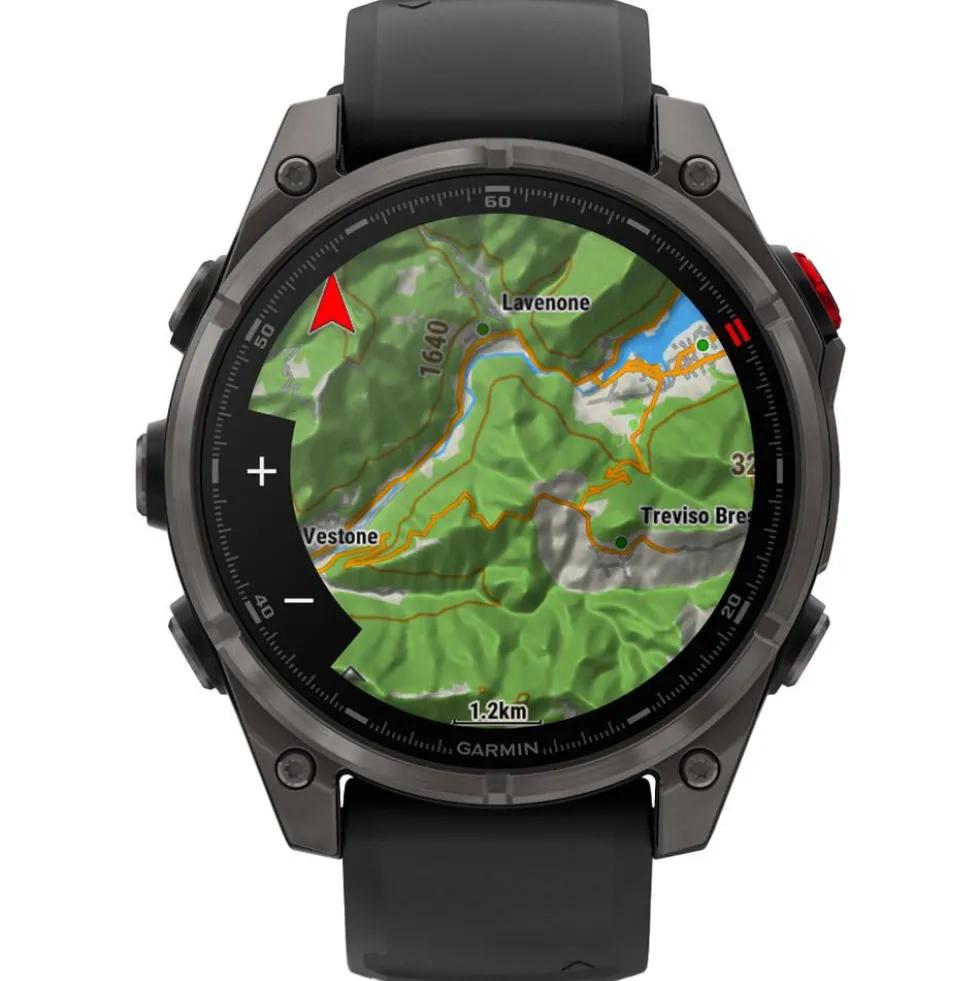 Orologi GPS Garmin Fenix 8 Pro Amoled Titane Carbon Gray