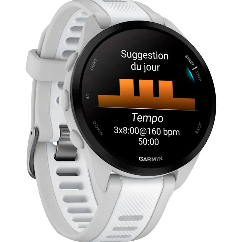Orologi GPS Garmin Forerunner 165 Blanc Gris Clair