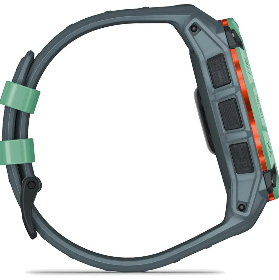 Orologi GPS Garmin Instinct 3 Amoled Vert d'eau Avec Bracelet Bleu Crépuscule