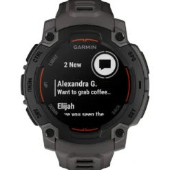 Orologi GPS Garmin Instinct E Noire Avec Bracelet Gris Charbon