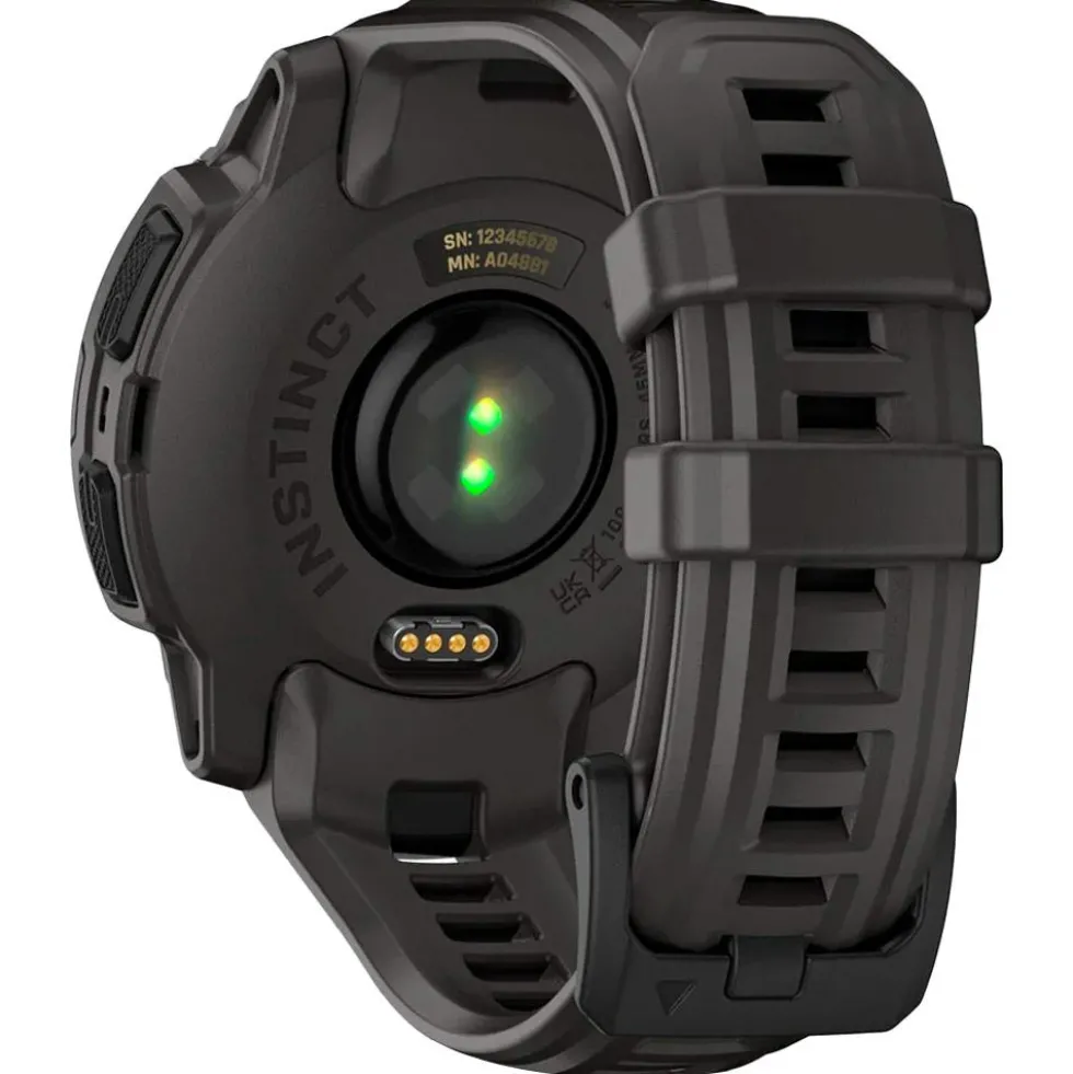 Orologi GPS Garmin Instinct E Noire Avec Bracelet Gris Charbon