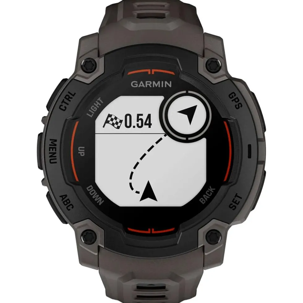 Orologi GPS Garmin Instinct E Noire Avec Bracelet Gris Charbon