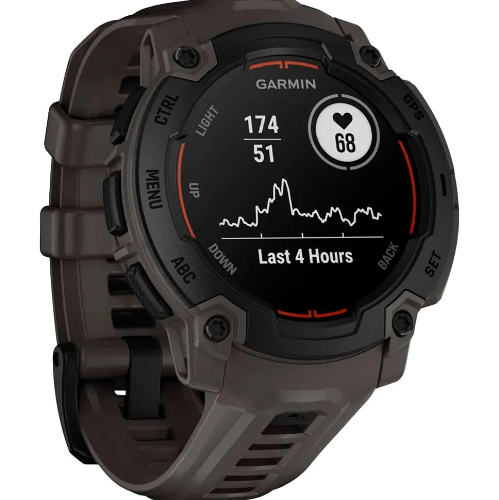 Orologi GPS Garmin Instinct E Noire Avec Bracelet Gris Charbon