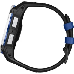 Orologi GPS Garmin Instinct 3 Solar Blanche Avec Bracelet Noir Bleu