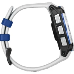 Orologi GPS Garmin Instinct 3 Solar Blanche Avec Bracelet Blanc Bleu