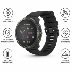 Orologi GPS Polar Grit X2 Night Black