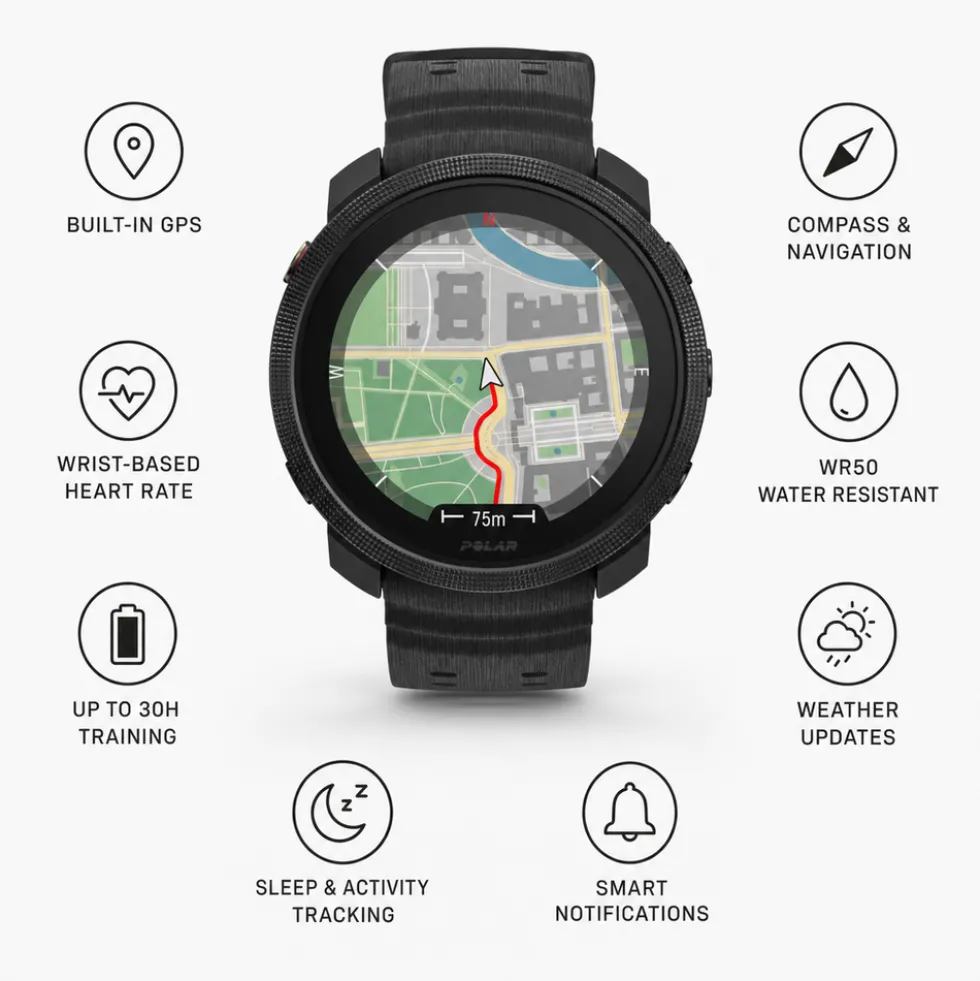 Orologi GPS Polar Vantage M3 Black