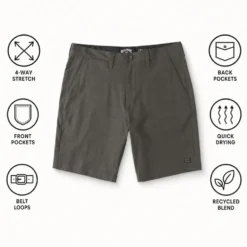 Pantaloncini Billabong Crossfire Mid Asphalt
