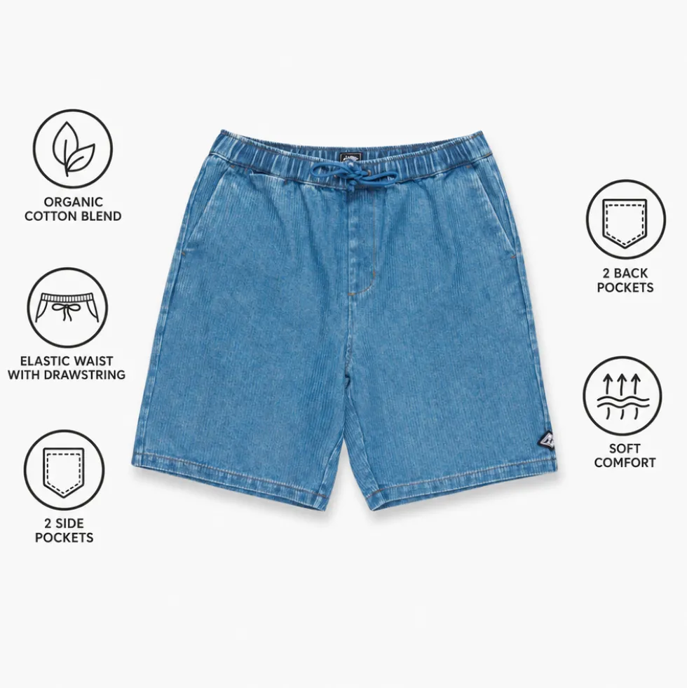 Pantaloncini Billabong Larry Cord Denim Ocean Wash
