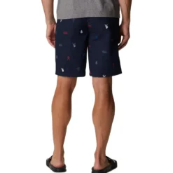 Pantaloncini Columbia M's Washed Out Printed Short Collegiate Navy Camp